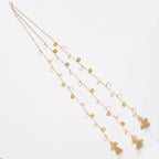 Sitara Crystal Tassels - Parandi - Gold