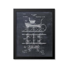 Sleigh Patent Print