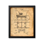 Sleigh Patent Print