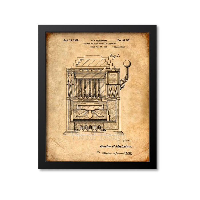 Slot Machine Patent Print