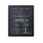 Snowboard Patent Print