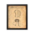 Softball Patent Print