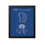Softball Patent Print