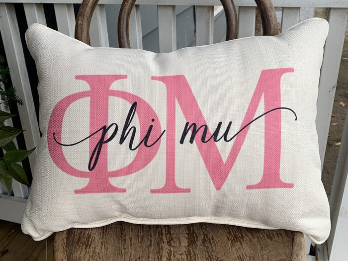 Phi Mu - Letters and Words - Lumbar