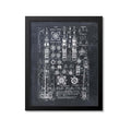 Soviet Rocket Schematics Print