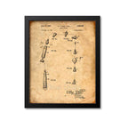 Space Capsule Landing Patent Print