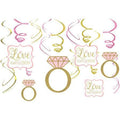 Sparkling Wedding Value Pack Swirl Decorations - USA Party Store