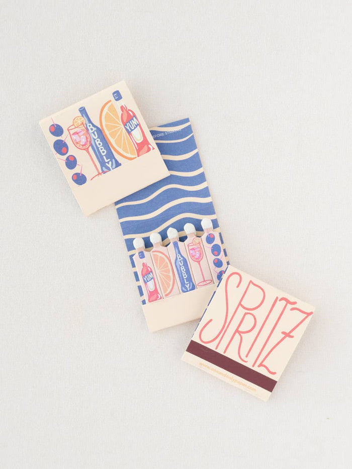 Spritz Italian Summer Printed 10 Stem Matchbooks Matches