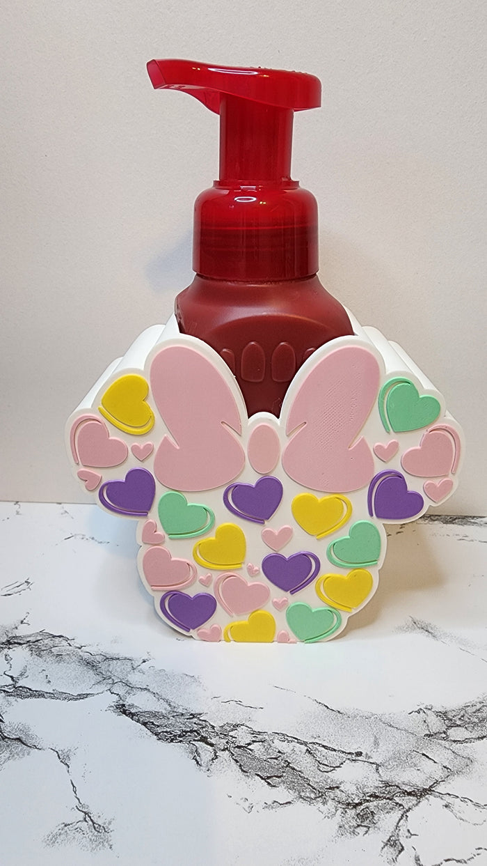 *STL /3MF FILE ONLY* Valentine's Day Candy Hearts Bath & Body Foam Soap Holder Digital File