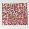 'Strawberry Friends' Fleece Blanket — C. Cambrea, Sincerely Joy