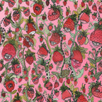 'Strawberry Friends' Fleece Blanket — alternate angle