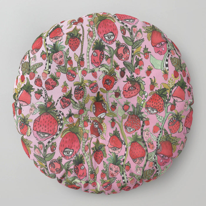 'Strawberry Friends' Floor Meditation Cushions — C. Cambrea, Sincerely Joy