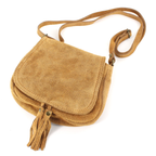 Suede Crossbody Bag