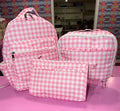 Sugar Bee Pink Gingham - Lunch Bag