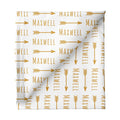 Sugar + Maple Personalized Sugar + Maple Large Stretchy Blanket - Arrow