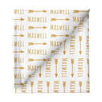 Sugar + Maple Personalized Sugar + Maple Large Stretchy Blanket - Arrow