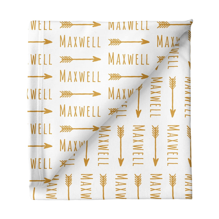 Sugar + Maple Personalized Sugar + Maple Large Stretchy Blanket - Arrow