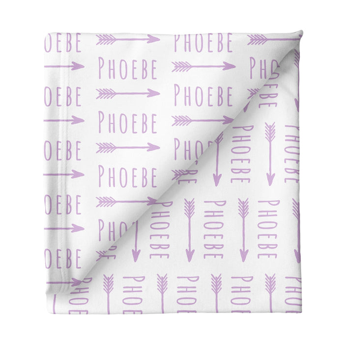 Sugar + Maple Personalized Sugar + Maple Large Stretchy Blanket - Arrow