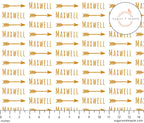 Sugar + Maple Personalized Sugar + Maple Large Stretchy Blanket - Arrow