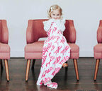 Sugar + Maple Personalized Sugar + Maple Plush Minky Personalized Blanket - Repeating Name