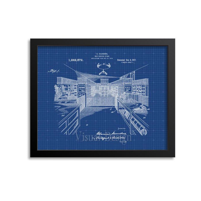 Supermarket Patent Print