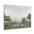 Shades of Olive landscape canvas print by Mary Sparrow, angled view