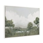 Shades of Olive landscape canvas print by Mary Sparrow, angled view