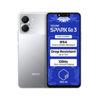 Tecno Spark GO 3 | Super Durability Drop Resistant & IP64 Rated | Make Calls Without Network | Ella Al in Your Own Language | Super Smooth 120Hz 6.74" Display |5000mAh Battery
