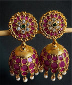 The  Aarna Silver Kemp Jhumka