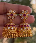 The Abhiri Silver Kemp Jhumka