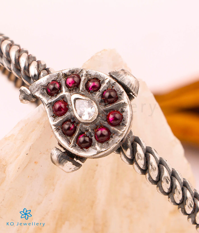 The Amra Antique Silver Golusu Bracelet - Single (Oxidised/Size 2.2/2.4/2.6/2.8)