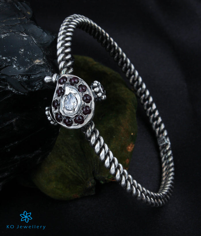 The Amra Antique Silver Golusu Bracelet - Single (Oxidised/Size 2.2/2.4/2.6/2.8)