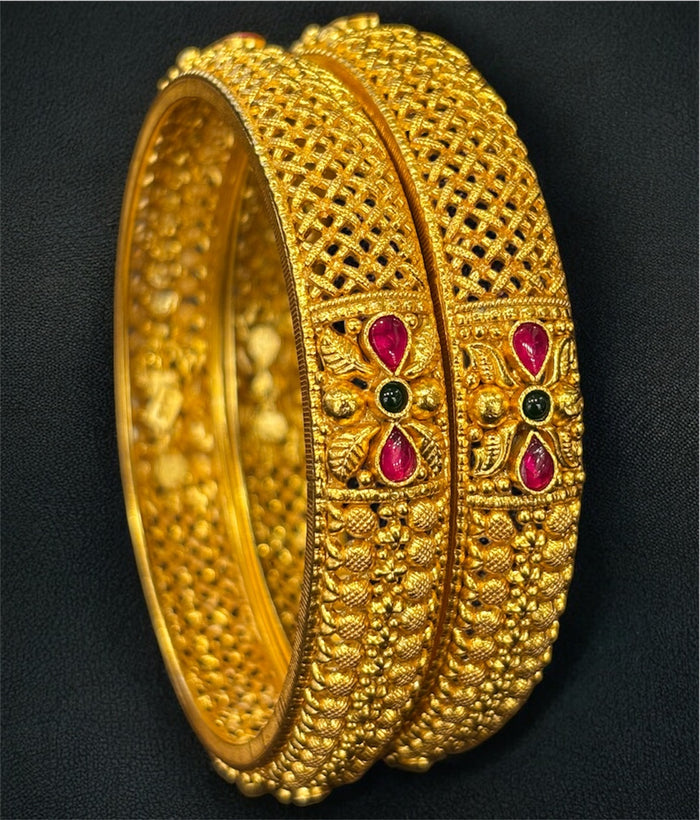 The Ekisha Silver Tode/ Kangan Bangle-Single (Size /2.2/2.4/2.6/2.8)