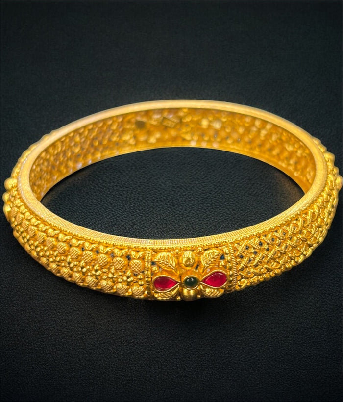 The Ekisha Silver Tode/ Kangan Bangle-Single (Size /2.2/2.4/2.6/2.8)