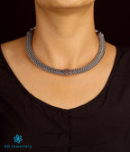 The Kavacha Silver Antique Necklace