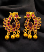 The Lasaka Silver Peacock Kemp Pendant Set