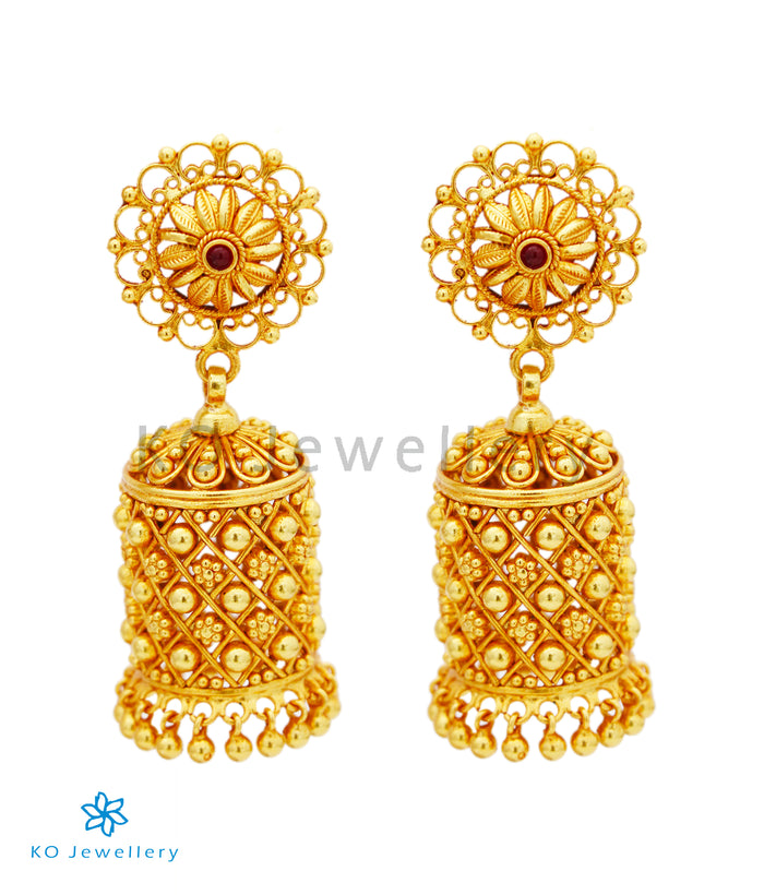 The Manyata Silver Jhumka