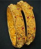 The Nihira Silver Lakshmi Nakkasi Openable Kada - Single (Size/2.2/2.4/2.6/2.8)
