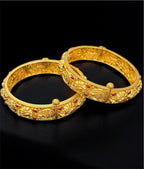 The Nihira Silver Lakshmi Nakkasi Openable Kada - Single (Size/2.2/2.4/2.6/2.8)