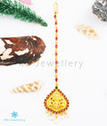 The Nitya Lakshmi Silver Maang Tikka