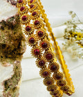 The Sahitya Silver Kemp Bangle (Red/Size/2.2/2.4/2.6/2.8)