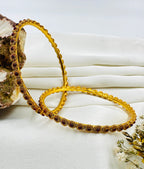 The Sahitya Silver Kemp Bangle (Red/Size/2.2/2.4/2.6/2.8)