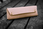 The Student Leather Pencil Case - Undyed Leather