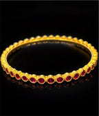 The Tanmaya Silver Kemp Bangle-Single (Oxidised/Size /2.2/2.4/2.6/2.8)
