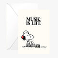 Titlee - Snoopy "Music" Card