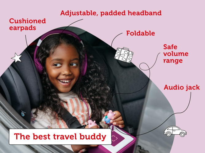 Tonies - Tonies Headphones - Foldable - Purple - Display