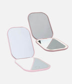 TOPModel Foldable Pocket Mirror with LED Light & Touch Control - 0013502