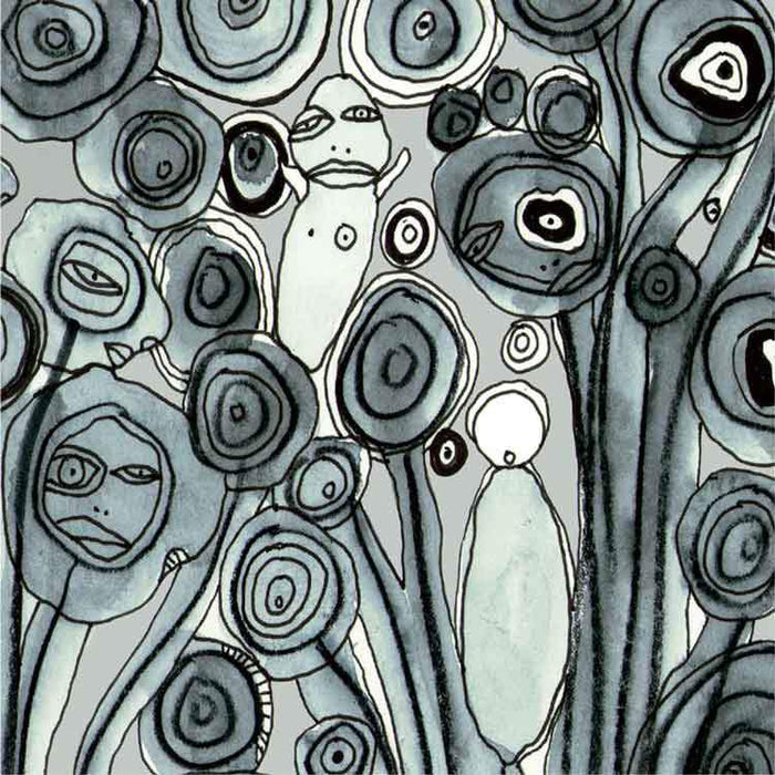 Tote Bag Mixed Media Art 'Garden Creatures'
