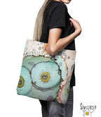 Tote Bag Mixed Media Art 'I See You 5'