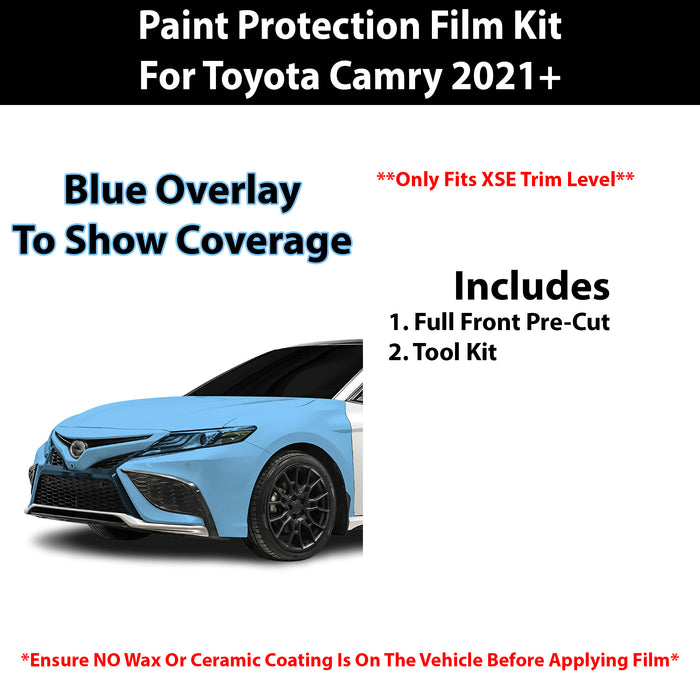 Fits Toyota Camry XSE 2021 - 2024 Precut Premium Paint Protection Film Clear Bra PPF Decal Film Kit Cover - Bogar Tech Designs